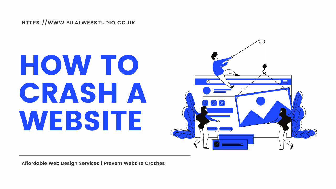 How to crash a website