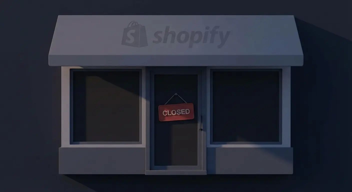 how to delete Shopify store