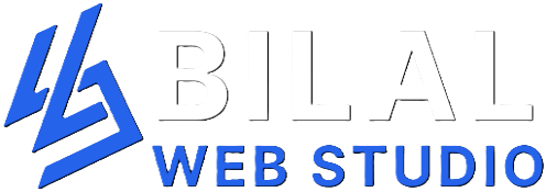 Bilal-Web-Studio-Logo-White