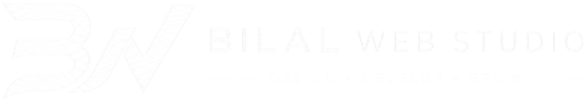 Bilal-Web-Studio-Logo-White