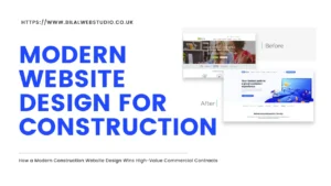 How a Modern Construction Website Design Wins High-Value Commercial Contracts