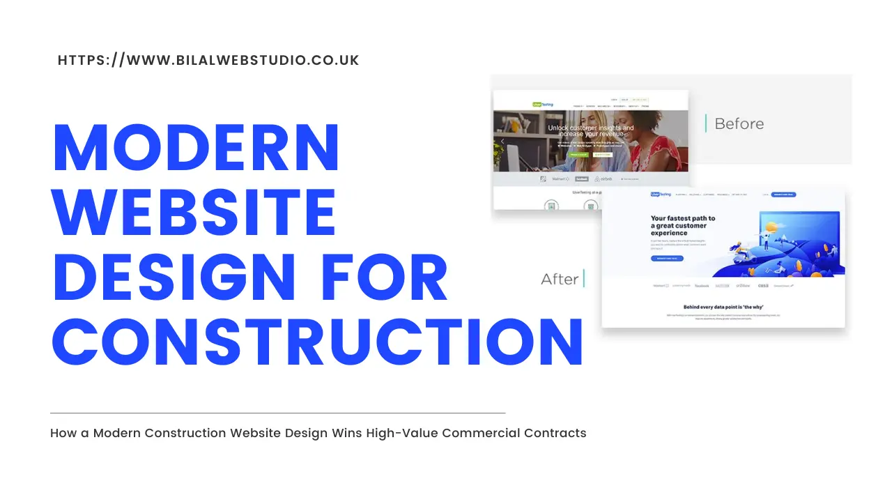 How a Modern Construction Website Design Wins High-Value Commercial Contracts