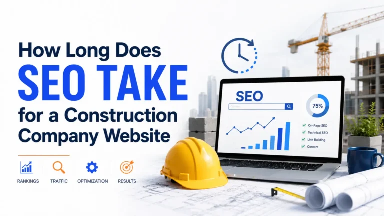 seo for construction company, How Long Does SEO Take for a Construction Company Website